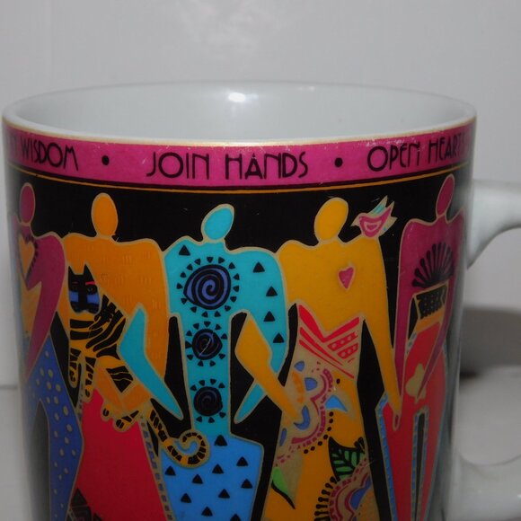 VTG 1995 Laurel Burch Spirit of WomanKind Ceramic Mug Woman Women Love - Picture 9 of 12